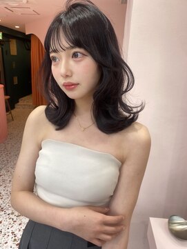 ボタン シブヤ(VOTAN SHIBUYA) ラベンダー/グレージュ/韓国ヘア/渋谷/レイヤー/顔まわり