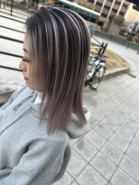 ラフ 難波店(LAFF) #黒髪#ボブルフ#ネビージュ#小顔#ワンレン