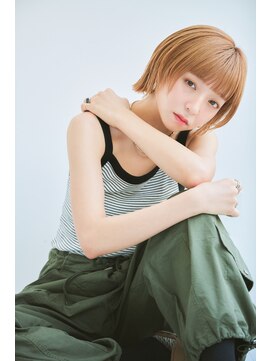 リトル エスタ 大名(little×esta) 顔まわりレイヤー×ぷつっとボブ