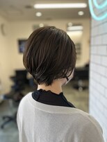 ヘアーシー(HAIR C,) 【HAIR　C,　marin】丸みショート×ニュアンスパーマ
