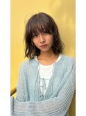 ウェーブ×ミディアムパーマ×デジタルパーマ 20代30代40代