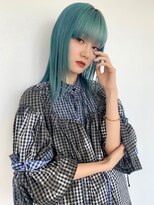 ゲーム 原宿店(GAME)&nbsp;ターコイズ/ダブルカラー/ケアブリーチ/髪質改善/原宿