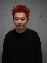 ノートエートル 西金沢(Nought etre)&nbsp;10代20代メンズハイトーンメンズオレンジカラーメンズカット