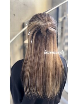 ネオリーブ モカ 川崎チネチッタ店(Neolive mocca) 20代30代40代50代　カチモリヘア　ヘアアレンジ　ロング