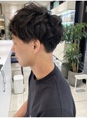大人メンズナチュラルパーマ/ツーブロック/武蔵小杉/自由が丘