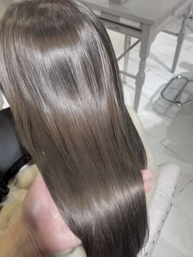 アイノア シノン 神保町(AInoa sinon) "明るめ透明感"ミルクティーブラウン/オリーブベージュ