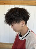 モテ髪/モテる束間ツイストスパイラル/ワックス仕上げ