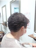 50代60代70代/パーマショート/刈り上げショート/リバースパーマ