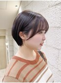 ショートボブ　小顔ショート　京都美容室　進詩織