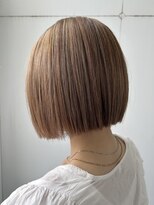 レイフィールド はません店 ミニボブ×ダブルカラー　ベージュ