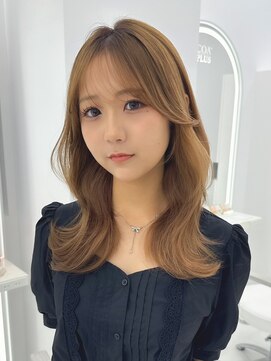 コア プラス 立川(COA PLUS) 韓国風レイヤーカット髪質改善ダブルカラーハッシュカット