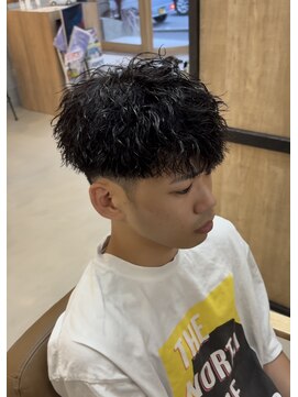 メンズギフト(men's GIFT) ツイストスパイラルパーママッシュツーブロック刈り上げ