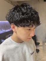 エリマ 調布(elima)&nbsp;調布メンズパーマツイストスパイラルパーマフリンジカット強め