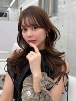 エヌアイ オモテサンドウ(ni omotesando) ☆レイヤーカット ショコラブラウン 顔周りカット☆