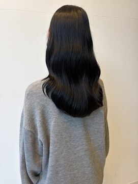ロックス バイ マグ 松本(rocks BY MAG) 20代30代大人美人小顔ブリーチなし韓国ヘアアッシュブラック