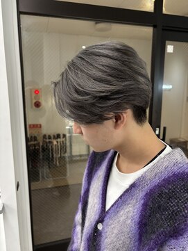 ナンバー 竪町(number+) ブリーチカラー×ダークグレージュ