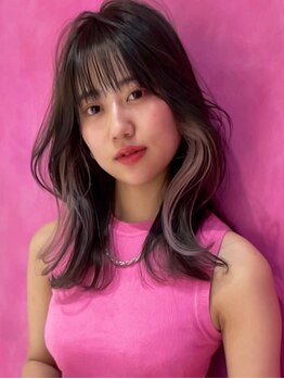 ファムエリア(FEMME AREA)の写真/ダブルカラー＆インナーカラーもお任せ◎職場でも許されるデザインやインパクトのデザインでもOKです★