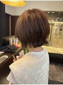 軽めのレイヤーボブ