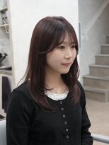 シエテ 津田沼(Siete) ダークパープル/ナチュラルショート/夏のヘアアレンジ/津田沼