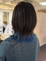 キャパジャストヘアー(CAPA just hair)&nbsp;インナーカラーブルー