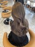 ブリーチなしハイ透明感♪カット＋ダブルイルミナカラー ￥23300