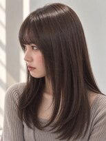 リア(Li'a by neolive)&nbsp;ショコラブラウン×セミロングレイヤー