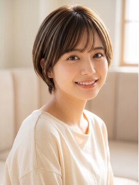 ククル ヘアー(cucule Hair) 大人かわいい丸みショートボブ【西院/ボブ】