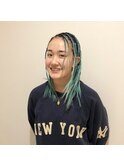 ブラックヘアー地毛ブレイズ！！
