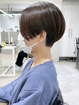 オウル(Owll) 【Owll】大人カワイイ アッシュグレージュベリーショート