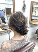 【ヘアセット】ニュアンスローシニヨン♪