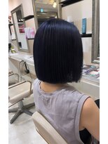 シェイプスヘアデザイン 上三川店(Shape's hair design)&nbsp;ボブ×ブルーバイオレット