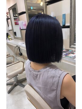 シェイプスヘアデザイン 上三川店(Shape's hair design) ボブ×ブルーバイオレット