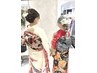 【2026年成人式】　振袖着付け＋ヘアセット　￥25,300