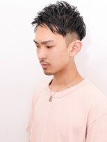 ルックグッドストア(LOOK GOOD STORE)&nbsp;束感ショートマッシュパーマウルフ波巻きハイライト305