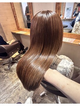 アルーシェ 新宿店(Alushe) 韓国ヘア×キャラメルベージュ×髪質改善