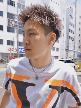 ルプレミエール(Le Premier) メンズ/メンズパーマ/波巻きパーマ/波巻き/メッシュ