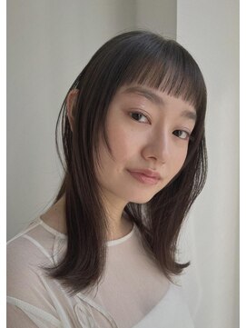 コレクティブワーク 表参道 渋谷(COLLECTIVE WORK) 顔周りレイヤー×髪質改善カラー