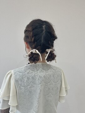 ラヴィズム 松崎店(LUVISM) 結婚式ヘアセット/ツインアレンジ/羊アレンジ