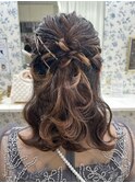 ハーフアップ/参列ヘア/お呼ばれヘア/結婚式/ヘアセット/鎌倉