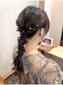 【Lilly渋谷】#ヘアセット#ヘアアレンジ#編み込み#編み下ろし