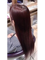 アース 長崎時津店(HAIR&MAKE EARTH)&nbsp;チェリーレッド