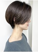 【morio原宿】黒髪ショート前髪なし