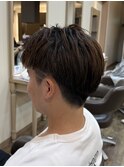 スパイキーショート/ブルーブラック/フェザーパーマ/杉田花乃