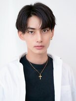 イルハバナ 渋谷(ill HAVANA) 束間/短髪/黒髪/ツーブロック/刈り上げ/モテ/センターパート