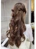ライトヘアアレンジ+選べるヘアアクセ ¥ 3,500