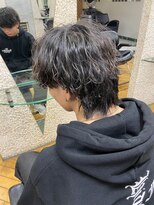 アサクラ シンキタ(ASAKURA SHINKITA)&nbsp;波巻きパーマ/縦落ちパーマ/ウルフカット/メンズパーマ