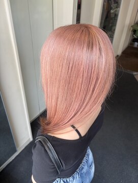 ダブル アンダーバー サロン(W_SALON) 【W_SALON 河原町】ピンクベージュ/透明感カラー