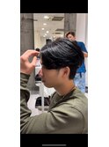 毛流れセンターパート