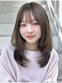 【宮田茉悠】レイヤーカット 顔まわりレイヤー 透明感カラー