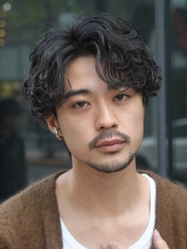 フィフス 札幌大通(fifth) 札幌メンズパーマルーズパーマシャドウパーマセンターパート緩め